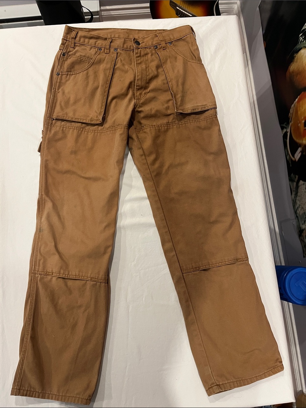 Men’s Genuine Dickies Duck Canvas Work Pants (Waist 32 / Inseam 31.5) - Double